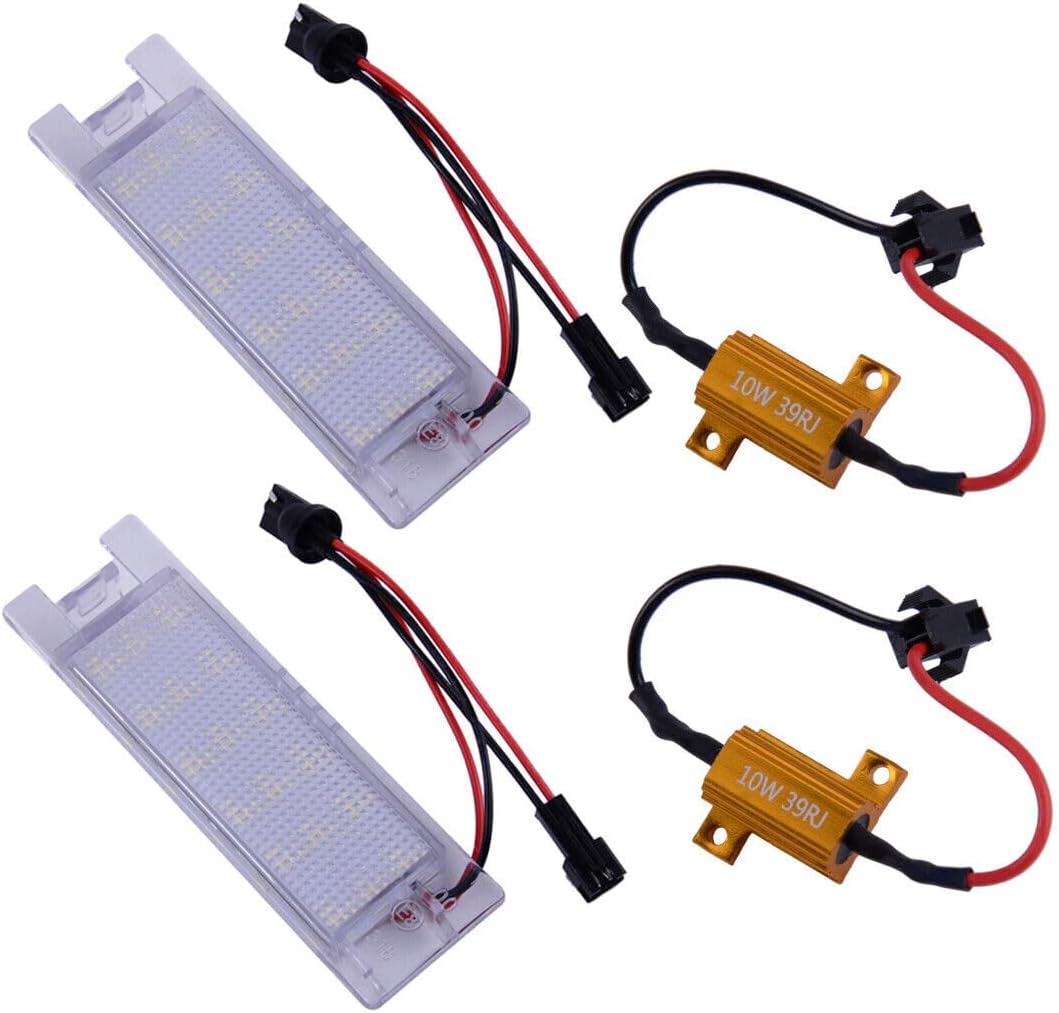 ya 4 8.14 2 LED license plate lights for Alfa Romeo 147 156 159 166 Spider 939