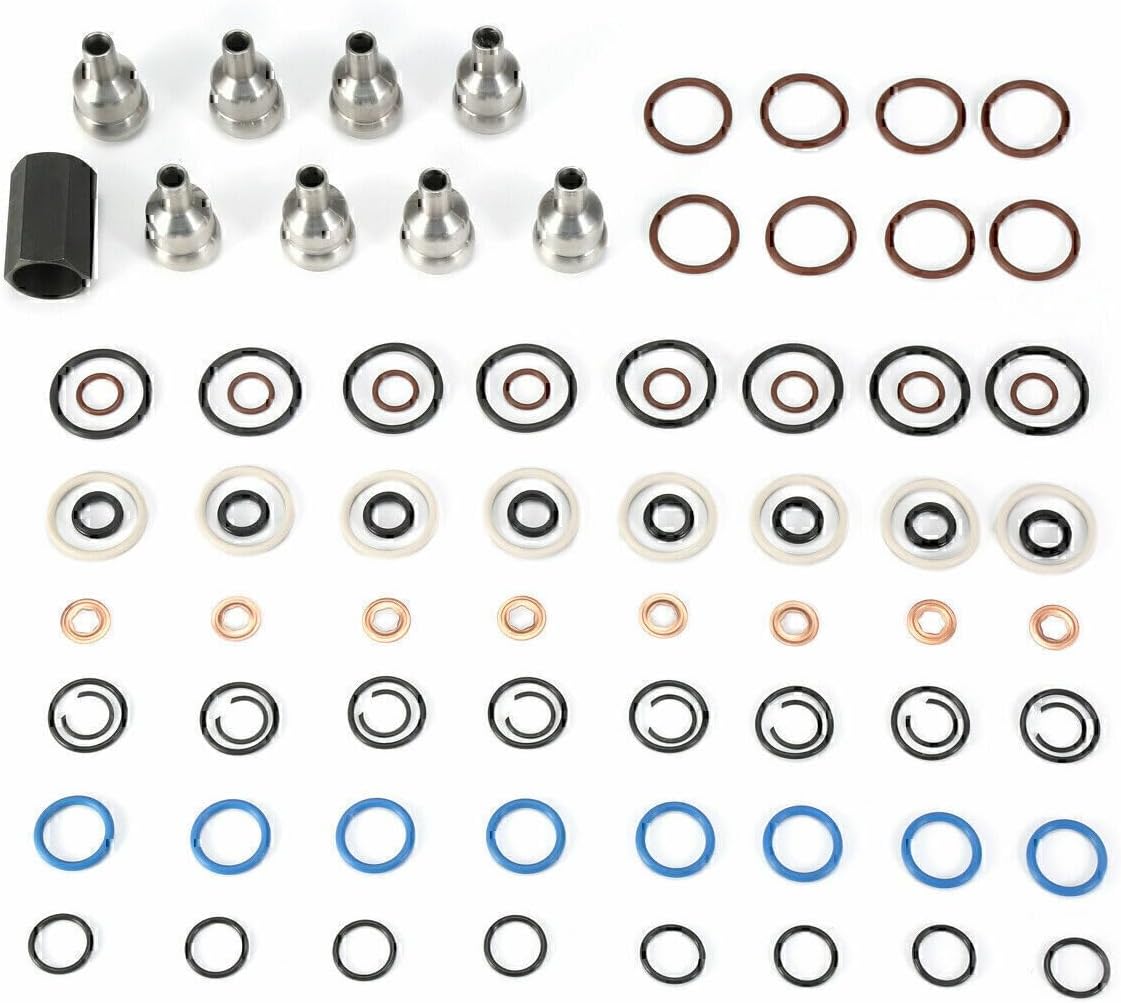 ya 10 9.16 baidi for Ford 6.0L 2003-10 Oil Rail Leak Repair Kit Tool O-rings & Injector Seal US