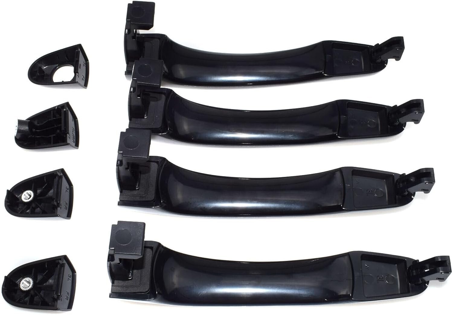 ya 2 8.15 4-Piece Set Exterior Door Handles Front and Rear Left for Hyundai Azera 2006-2011