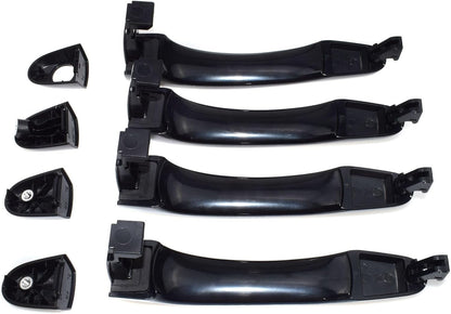 ya 2 8.15 4-Piece Set Exterior Door Handles Front and Rear Left for Hyundai Azera 2006-2011