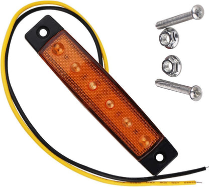 ya 2 8.15 Fits For Buses/Trucks/Trailers/Lorries 10X 24V Side Marker Lamp Indicator Light
