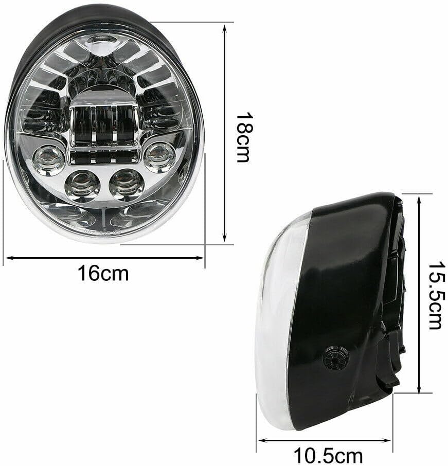 ya 4 8.14 LED Motorcycle E-Tested for Harley V-rod VROD Street VRSC VRSCA 2002-2017