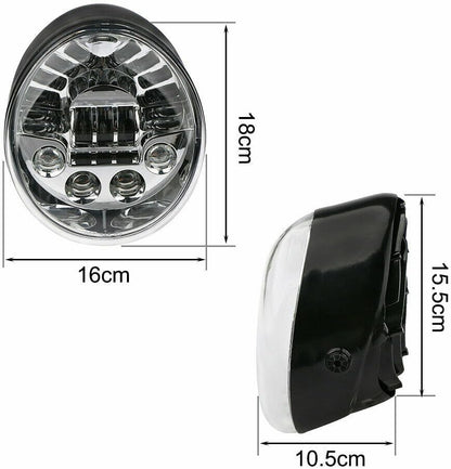 ya 4 8.14 LED Motorcycle E-Tested for Harley V-rod VROD Street VRSC VRSCA 2002-2017