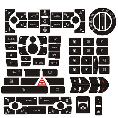 ya 23 10.7 baidi for A8 D3 Clima Panel Decals Stickers for Repair Worn Button Switch Knob