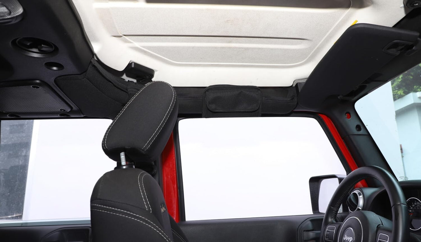 ya 6 8.24 baidi Roll Bar Sunglasses Holder for Jeep for Wrangler JL JK JT TJ 2007-2024 Interior Part
