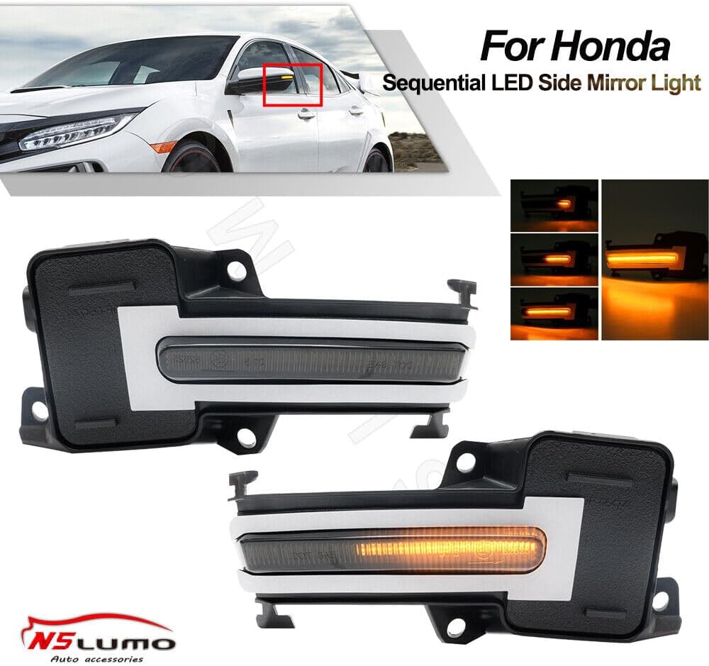 ya 7 8.24 baidi Indicator direzione lateral a LED sequenziali per for Honda Insight for Civic 17-22