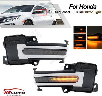 ya 7 8.24 baidi Indicator direzione lateral a LED sequenziali per for Honda Insight for Civic 17-22