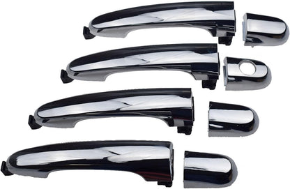 ya 4 8.8.2 Front and Rear Left Exterior Door Handle Chrome for Sorento 2011-2015 