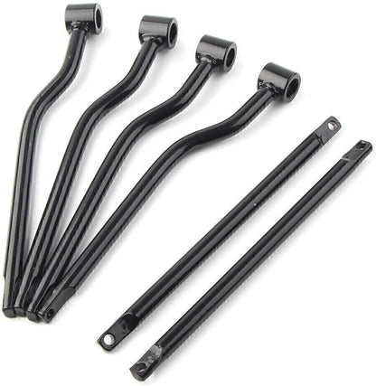 ya 11 9.14 baidiUniversal Steel Motorcycle Saddlebag Side Support Bars Mounting Brackets Black