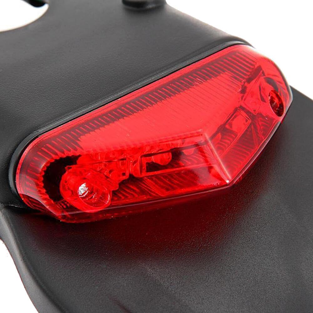 ya 4 8.14 Universal fender rear fender LED taillight brake lights for Mororrad quad ATV