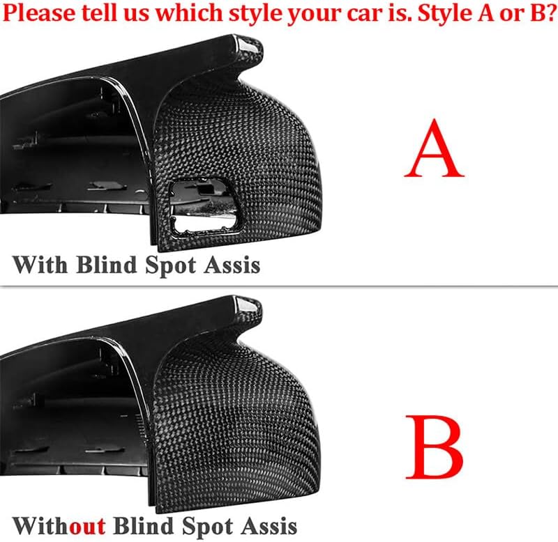 ya 11 9.14 baidifor VW ID.4 ID.6 for Audi Q4 e-tron 2021-2024 Carbon Fiber Mirror Cover