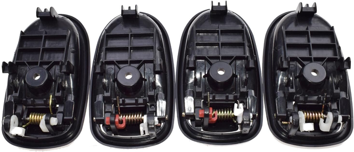 ya 2 8.15 4 Pack Interior Door Handle Black FL FR RL RR for Hyundai for Elantra 1996-2000