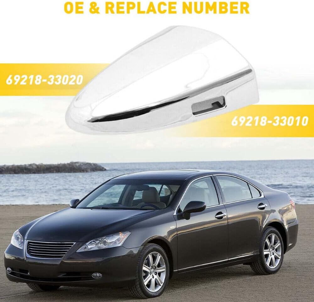 ya 10 9.16 baidi Front Driver Side LH Chrome Door Handle Key Cover for 2007-2012 for Lexus ES350