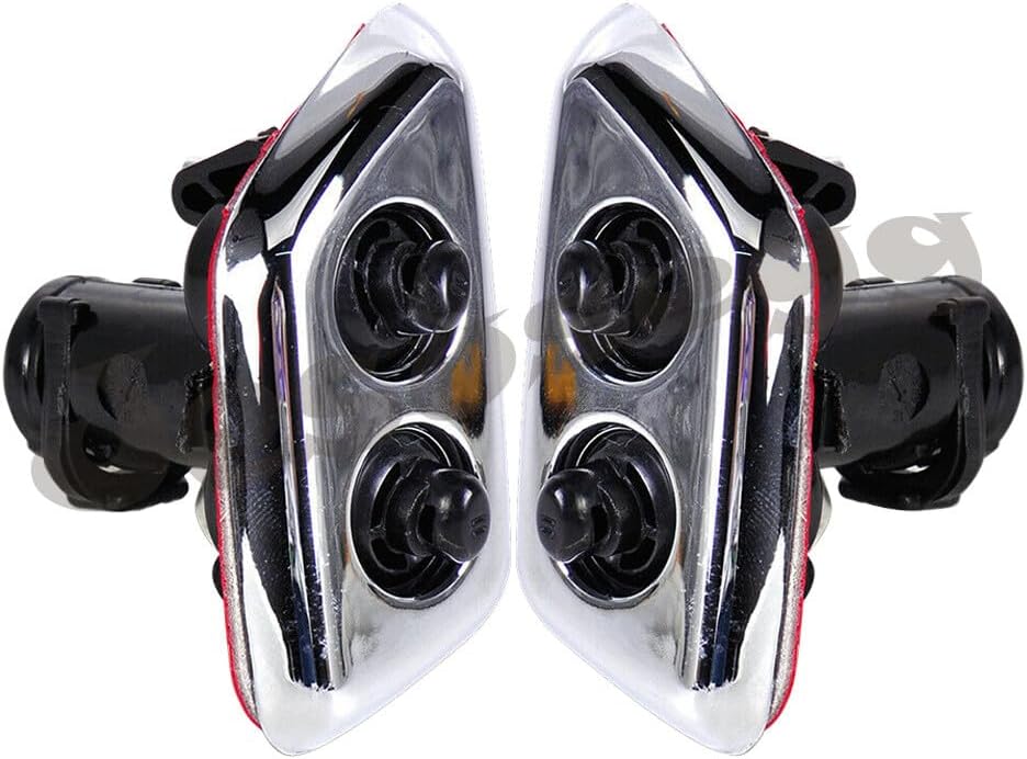 ya 12 10.8 baidi 2Pcs Front Spray Windshield Washer Nozzle Jet Fits for Chrysler 300c 2005 2006 2007
