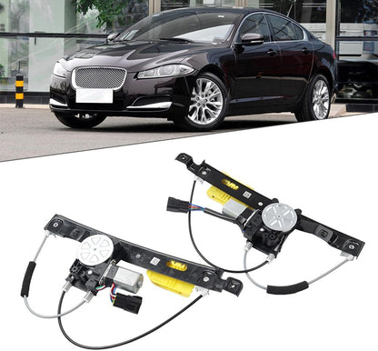 ya 2 8.15 Power Window Regulator Assembly for Jaguar XF X XFR-S 2009-2015 Black pair
