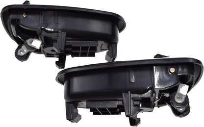 ya 4 8.14 Pair of Interior Door Handles Black Left and Right for Hyundai Accent 2000-2006