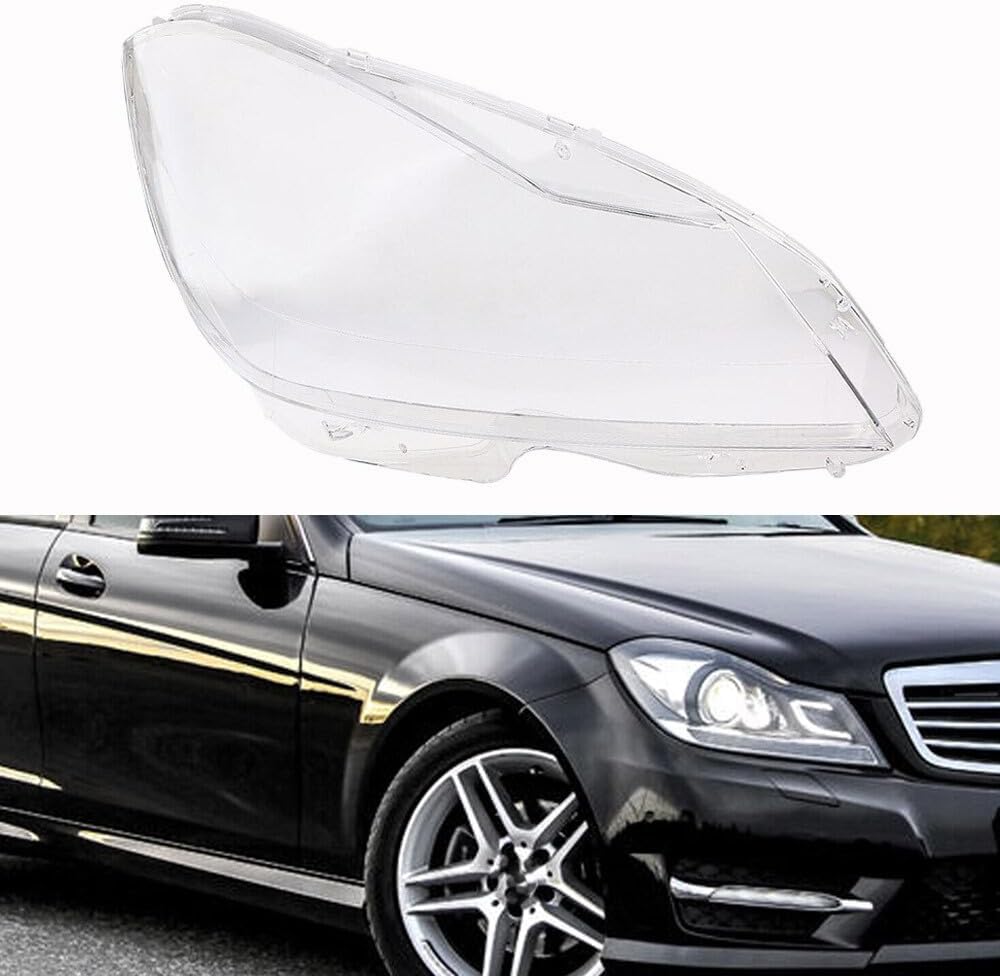 ya 4 8.10 Right Front Headlamp Lens Cover Light For Mercedes C Class W204 2011-2013 Clear