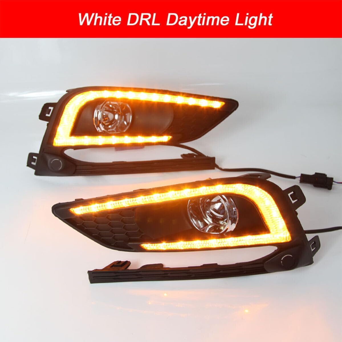 ya 2 8.15 Daytime running light LED DRL fog light replacement bumper for Chevrolet Cruze