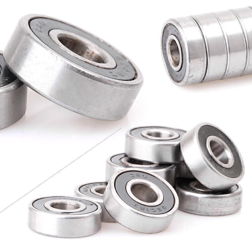 ya 16 10.20 baidi 10x 12x32x10mm 6201ZZ for Mini ature Deep Groove Ball Bearing Fit Rotary Motor