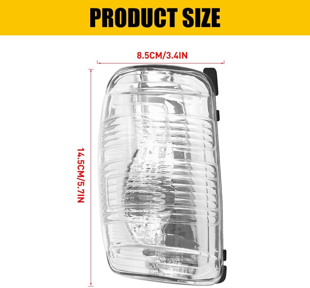 ya 7 8.24 baidi HD Side Mirror Turn Signal Light Left & Right For 15-21 for d TRANSIT 150 250 350