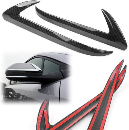 ya 4 8.14 for Toyota C-HR 2016-18 Carbon Rear View Side Wing Mirror Base Cover Trim Strip