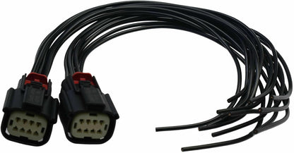ya 4 8.10 2 pieces of headlight connector Pigtail 6 needle and thread 8-way, suitable for 2016-18 for Chevrolet Camaro