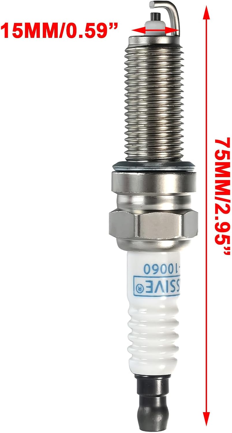 ya 9 10.24 4PC. Iridium 18846-10060 SILZKR6B10E Spark Plugs for Hyundai Accent for Kia Rio Soul