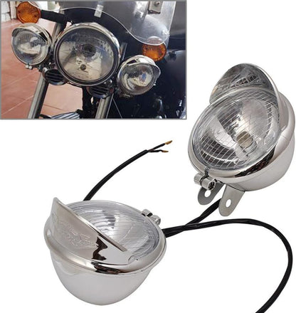 ya 2 8.15 Passing Fog Lights for Kawasaki Vulcan VN 800 900 1500 1600 1700 2000 Chrome