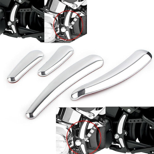 ya 4 8.10 for Harley Softail Models 08-up 4x Chrome Curved Swingarm F for Ram e Insert Set