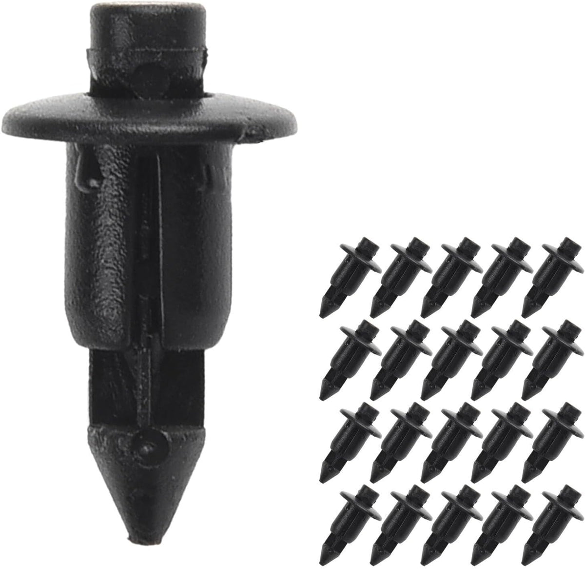 ya 13 9.15 baidi 20*Panel Fastener Clips 6mm Bike Black Fairing For- for for Suzuki-Rivet