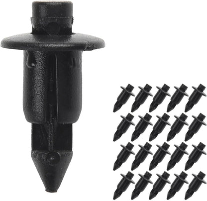 ya 13 9.15 baidi 20*Panel Fastener Clips 6mm Bike Black Fairing For- for for Suzuki-Rivet
