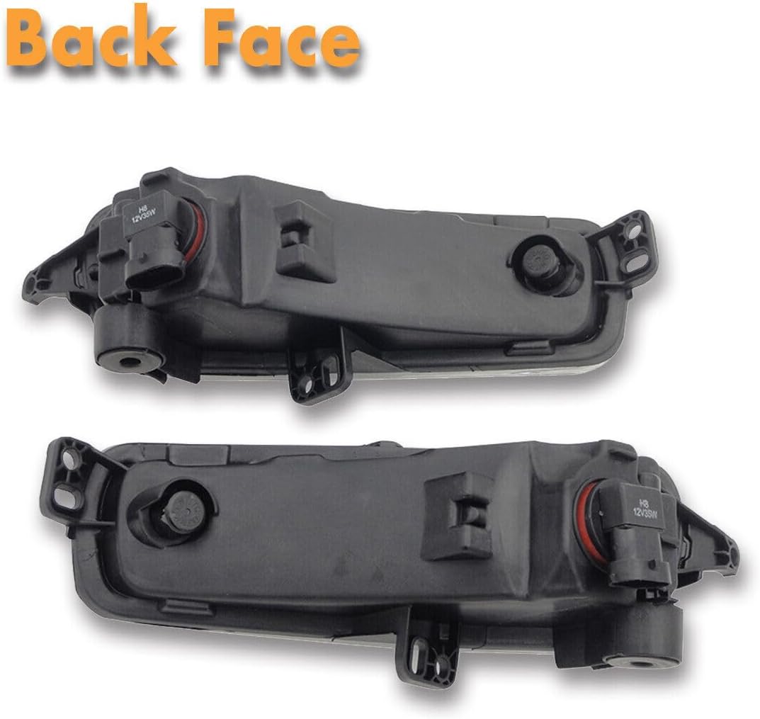 ya 7 8.24 baidi 1Pair Front Bumper Fog Light Driving Lamps Replacement for Ford Focus 2015 2016