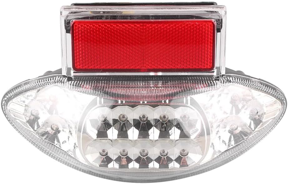ya 10 9.16 zhengce 1X Clear LED Taillight for Suzuki Hayabusa GSX1300R 1999-07 w/Turn Signal L