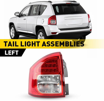 ya 4 8.24 baidi Left Tail Light Assembly Housing for 2011-2014 for Jeep Compass 5182543AC 