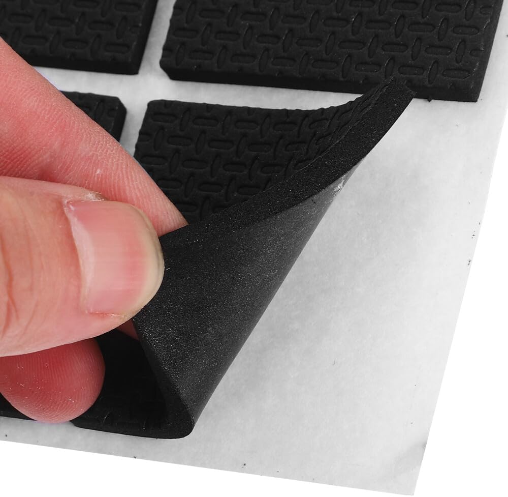 ya 26 10.21 baidi 12PCS Self Adhesive Stops Slide Black Furniture Grippers Stopper Anti Pads