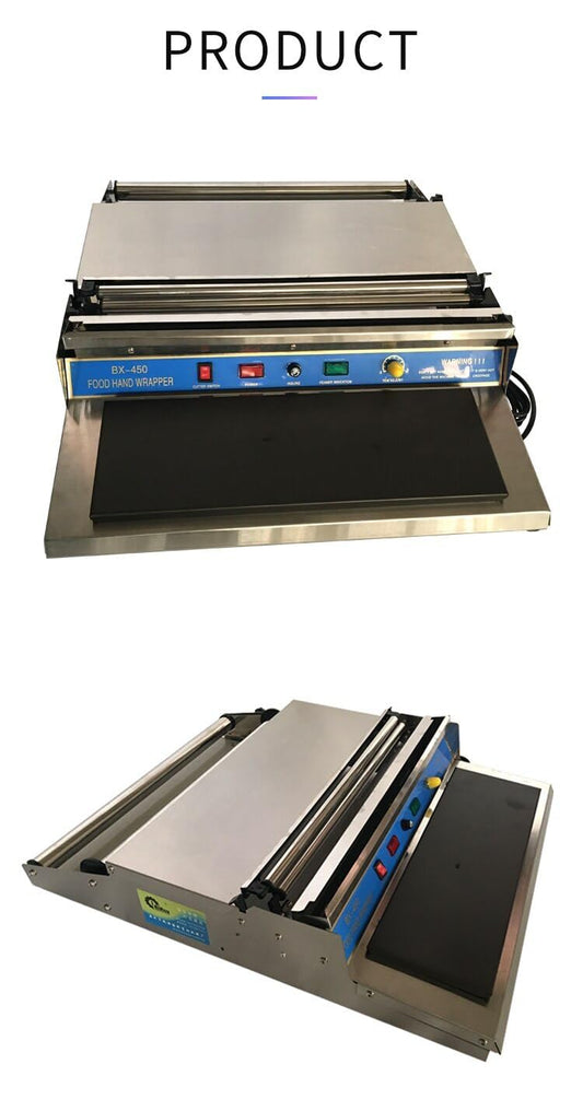 ya 16 10.20 baidi 450 Stainless Steel Cling Film Sealing Machine Automatic Packing Machine