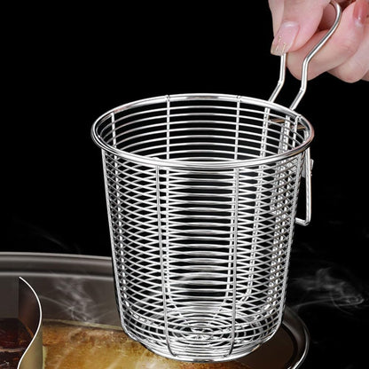 ya 14 9.20 baidi 2 Count Stainless Steel Colander Spaghetti Strainer Sieve Noodle Kitchen-1