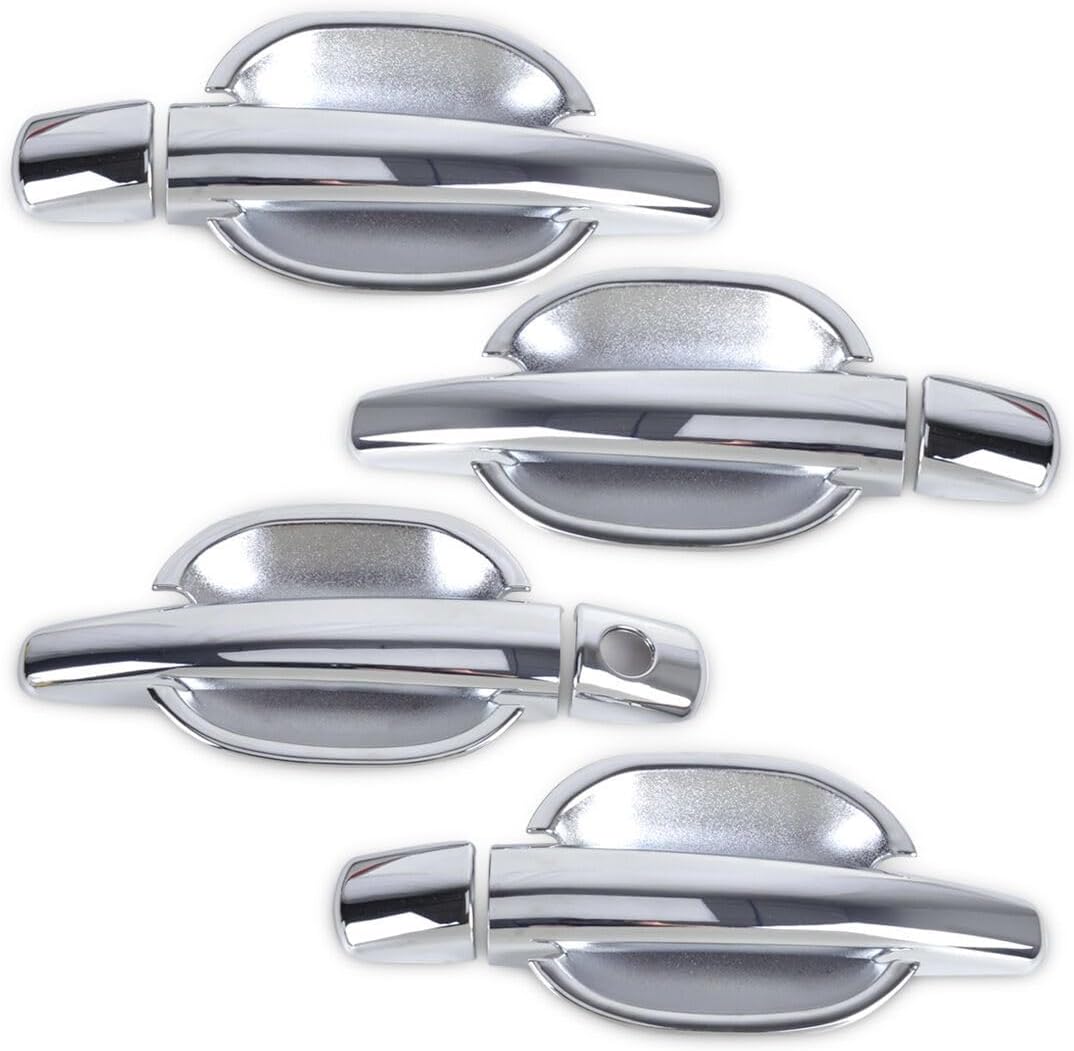ya 2 8.15 Chrome Door Handle Cover Decoration + Bowl Cup Suitable for Peugeot 207 308 for Citroen C4 C6