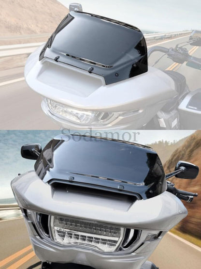 ya 23 10.7 baidi Black 12 Windshield Windscreen for Harley-Davidson Road Glide FLTRX CVO/SE 2023a
