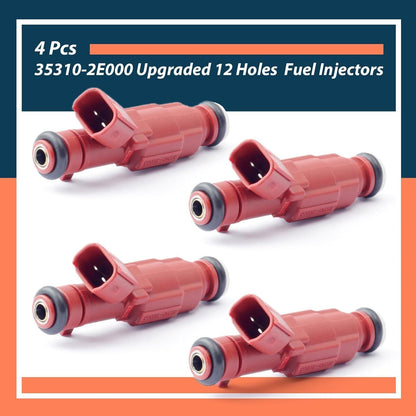 ya 10 9.16 baidi 4xFuel Injector 353102E000 For 2011-2019 for Elantra for Veloster Forte Soul 1.8 2.0L US