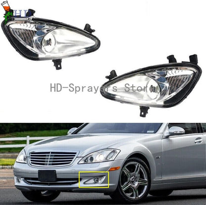 ya 2 8.15 1 pair of front bumper DRL fog lights suitable for 2007-2009 for Mercedes-Benz W221 S550 S600