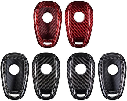 ya 5 8.24 baidi for Smart Remote Key Fob Shell Cover Case Carbon Fiber for Alfa Romeo Stelvio Car