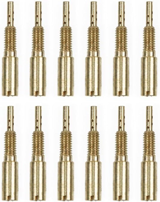 ya 2 8.15 12pcs/set For Pilot Jets Slow Jet 10 37.5 Sub injector Fit For Mikuni Carb VM28