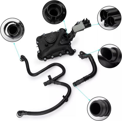 ya 10 9.16 baidi New oil separator PCV valve ventilation trim kit for Audi A6 A7 A8 Q5 Q7 S4 06E103547AB-