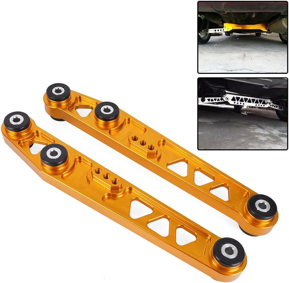 ya 13 9.15 baidi FOR 92 93 94 95 EG ALUMINUM REAR CONTROL ARM SUBF for Ram E BRACE TIE BAR KIT GOLD