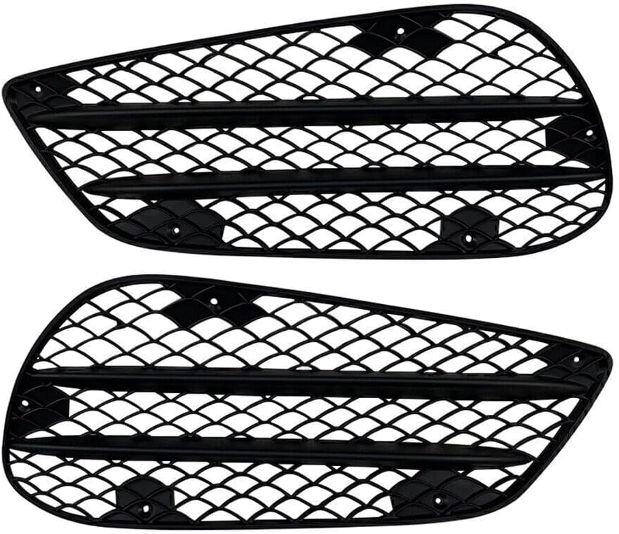 ya 2 8.15 2PCS Front Bumper Grill Fog Lamp Grille for Mercedes-Benz E Class W212 2013-2015