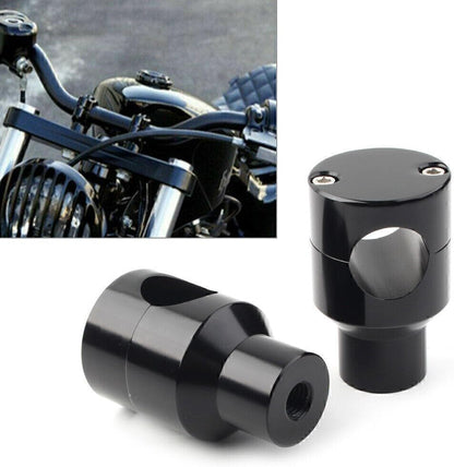 ya 6 8.14 1 Motorcycle Handlebar Handle Bar Mount Adapter Risers Clamp Fit Harley for Honda