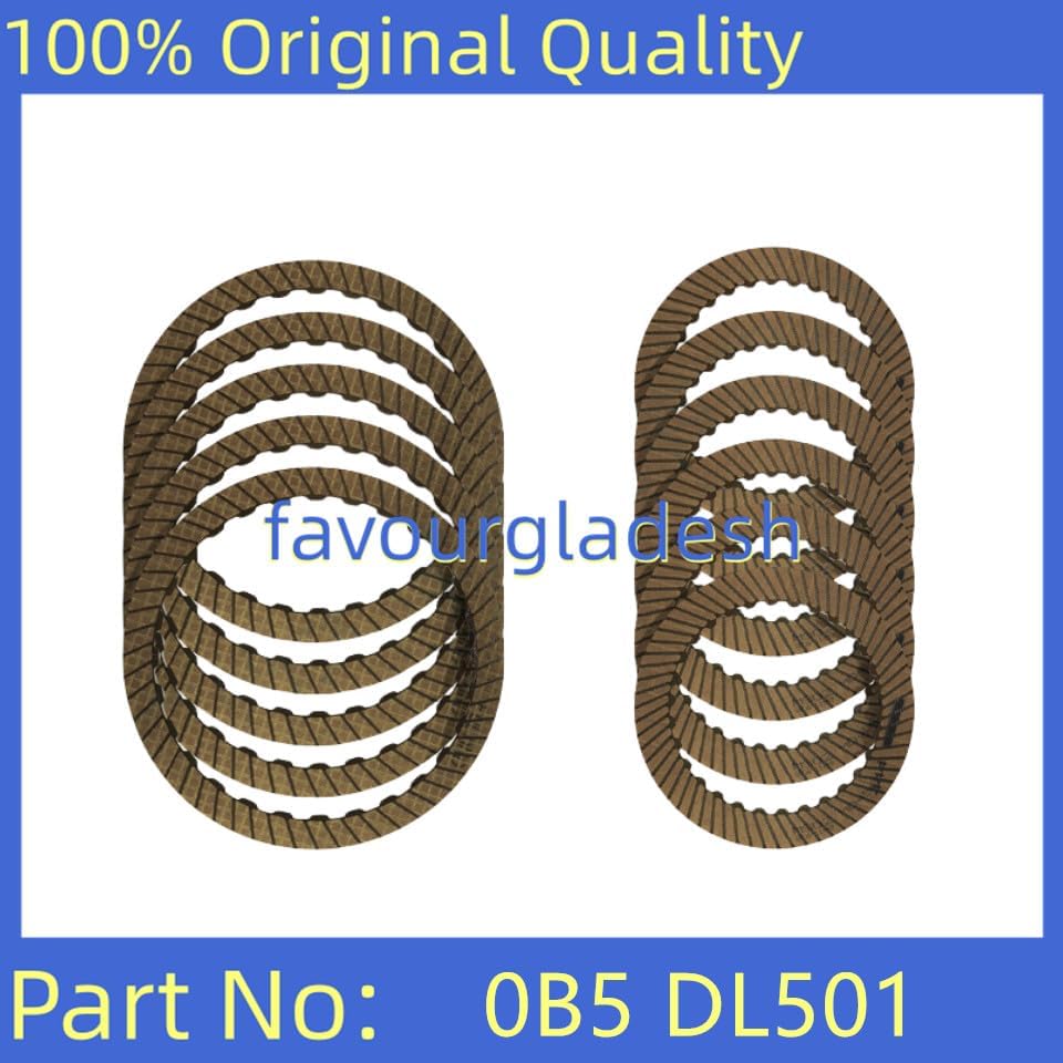 ya 10 9.16 baidi 11X 0B5 DL501 Automatic Transmission Clutch Friction Kit for VW for Audi DSG 7 Speed -