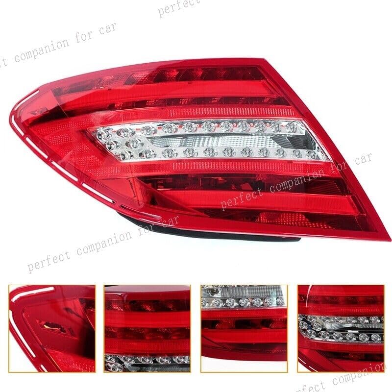ya 4 8.24 baidi Left Side Tail Light Rear Brake Lamp for Mercedes-Benz C Class W204 2011-2014
