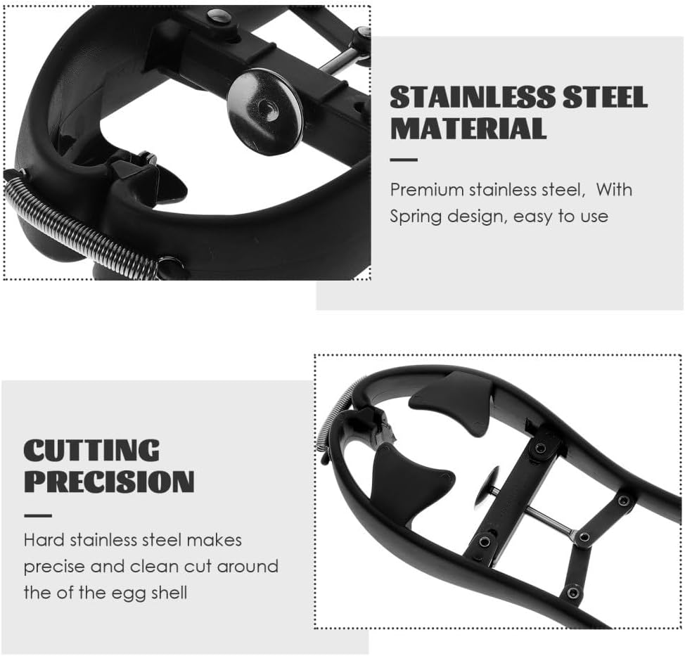 ya 14 9.20 baidi 1pc Stainless Steel Egg Cutter Quickly Opener Clipper Tool Kitchen-1